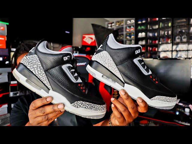 AIR JORDAN 3 BLACK CEMENT 2024!!! YA'LL GOT ME NERVOUS ABOUT THESE!!! WILL THEY BE WORTH IT!!!