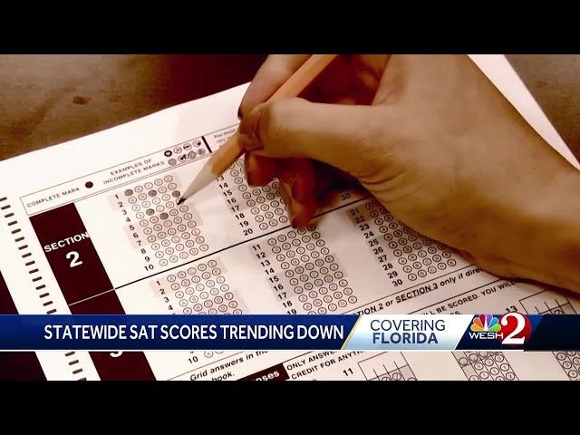 Florida SAT scores decline since 2017, educators raise concerns