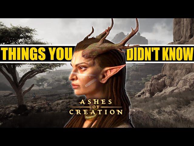 Ashes Of Creation 10 Things You Did Not Know (probably)