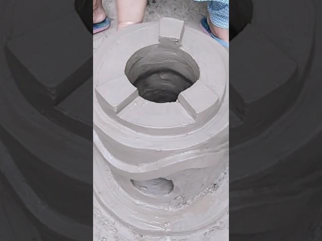 clay oven for outdoor cooking #shorts #woodstove #clayoven #arju .k2