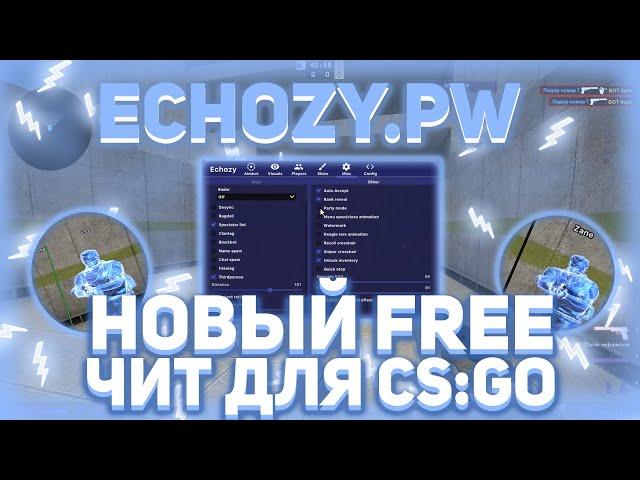 НОВЫЙ РАБОЧИЙ FREE ЧИТ ДЛЯ CS:GO - Echozy pw / ОБЗОР ЛЕГИТ ЧИТА ДЛЯ КС ГО