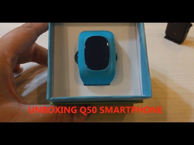 Unboxing & Using the Q50 Smart Watch GPS Tracker for Kids - [In English]