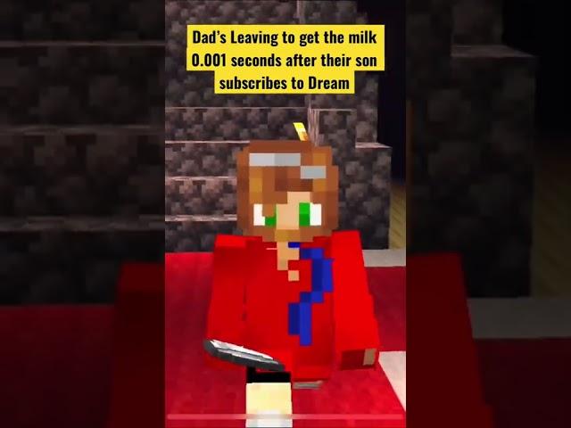 “Ight Imma Head Out” ️ (Shorts Episode 18) #shorts #meme #minecraft #dream #dad #bye #funny #edit