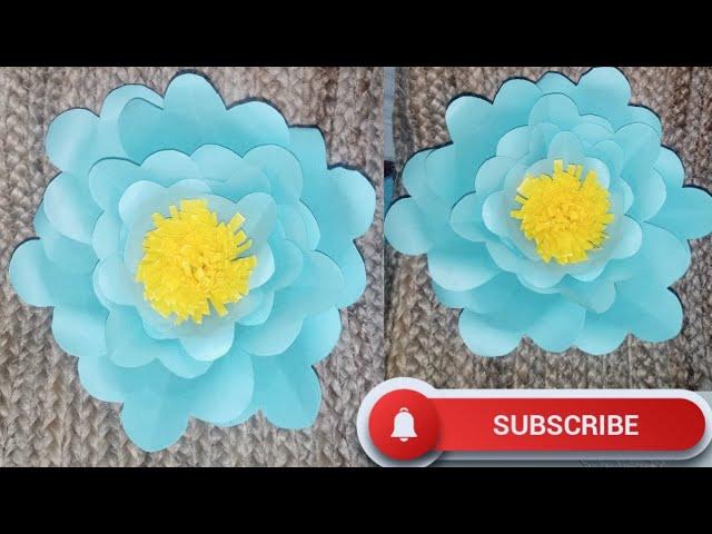 Easy Paper Flower Making || DIY || Arabella Paper Flower Tutorial || Decoration Ideas