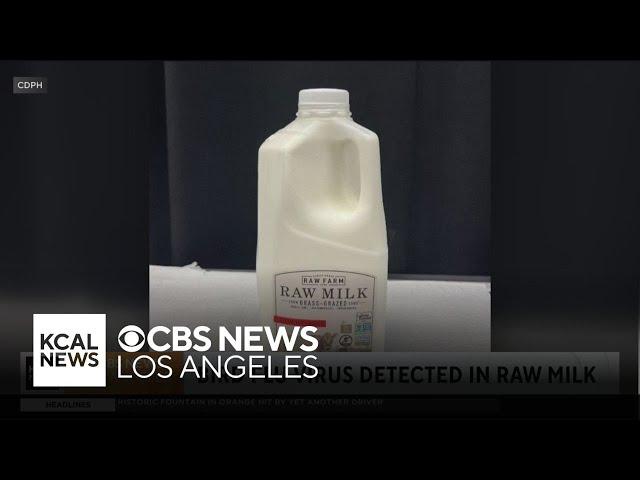 Raw milk recall after bird flu virus detected