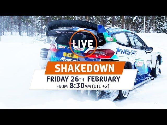 Shakedown LIVE! WRC Arctic Rally Finland 2021 Powered by CapitalBox