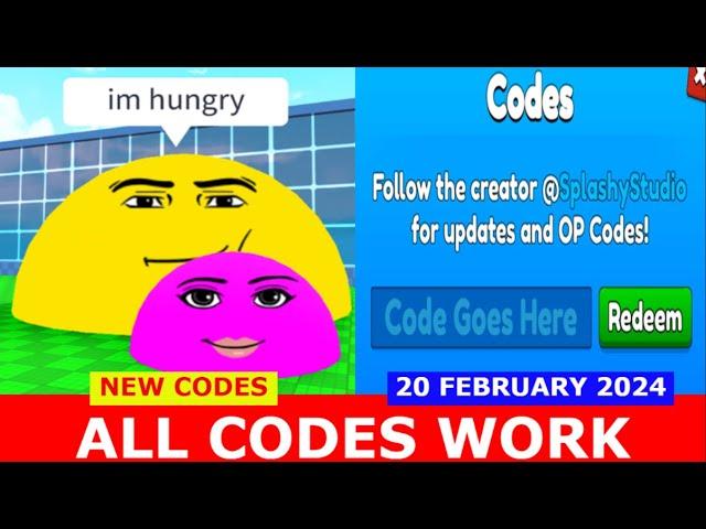 *ALL CODES WORK* Eat Blobs Simulator ROBLOX | NEW CODES | FEBRUARY 20, 2024