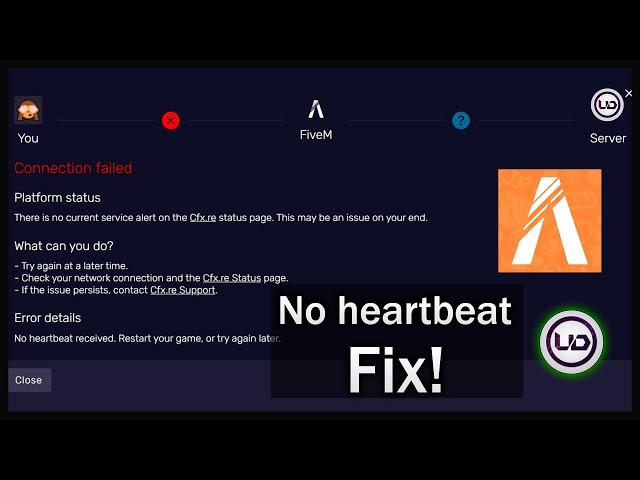 FiveM Error - No heartbeat received | Fix! Please subscribe if it works for you  Please sub