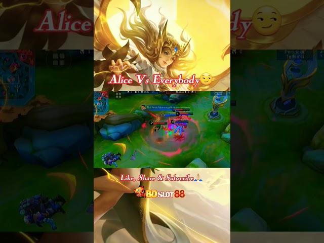 Alice Vs Everybody #bdslot88 #mobilelegends #trending #viral #shorts #gameplay #tiktok