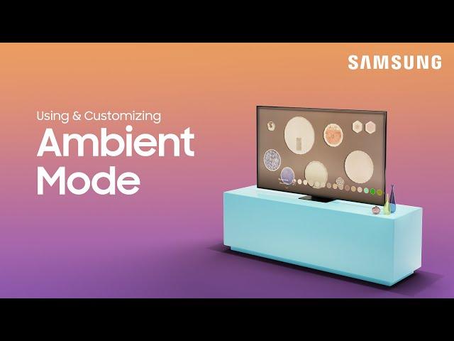 Turn your Samsung TV into wall art with Ambient Mode | Samsung US