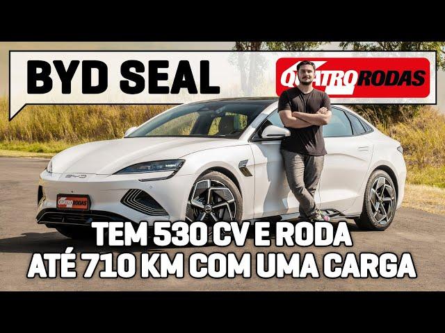 BYD Seal: roda 710 KM POR CARGA, tem DESEMPENHO DE PORSCHE e custa R$ 296.800