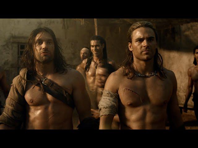 Gannicus Vs Crixus - All Fights Uncut