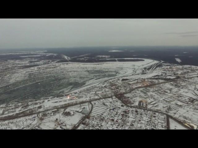 Асбест с высоты 500 метров