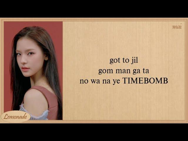 izna TIMEBOMB Easy Lyrics