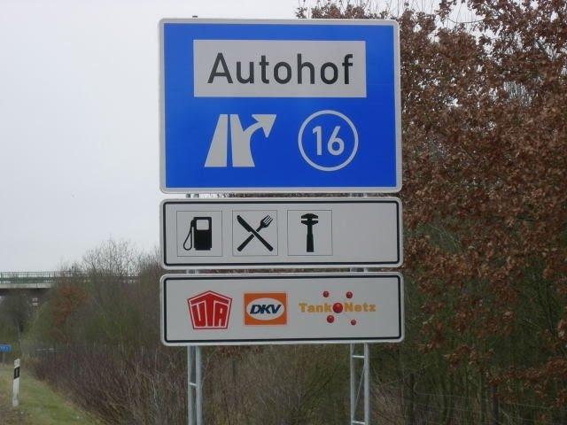 Autohof.(Автохоф). Платные, охраняемые паркинги в Европе, Германия. (№58)