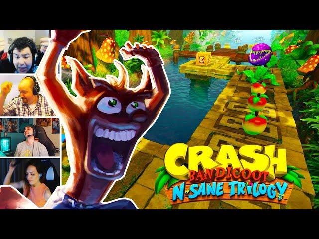 Streamers Rage While Playing Crash Bandicoot N. Sane Trilogy, Compilation (Rage)