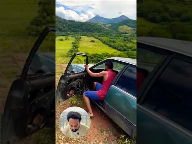 Car falling off the cliff || Reaction #shorts