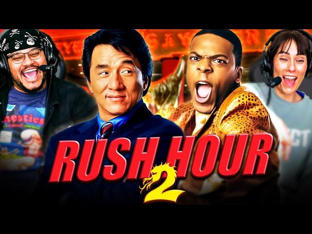 RUSH HOUR 2 (2001) IS HYSTERICAL!! MOVIE REACTION!! First Time Watching! Jackie Chan | Chris Tucker