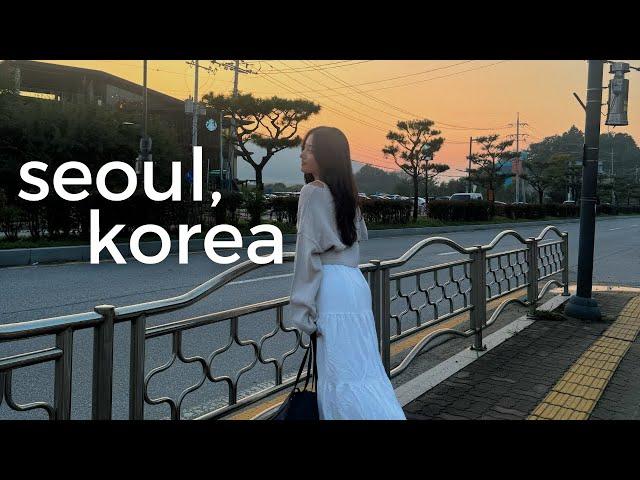 korea vlog  first time in the motherland, country club golf course, convenience store food haul