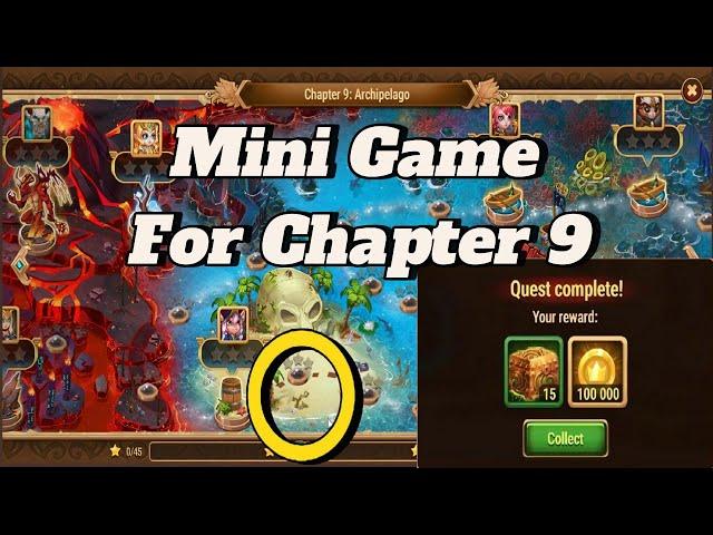 Hidden Mini Game in Chapter 9 - Secret Treasure. Hero Wars