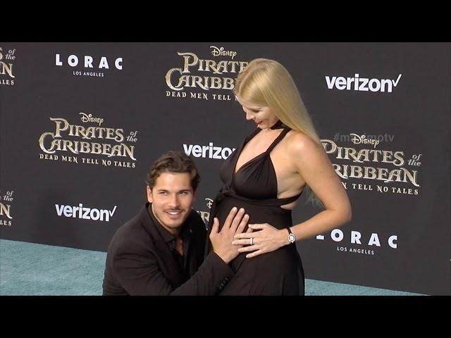 Gleb Savchenko and Elena Samodanova "Pirates of the Caribbean: Dead Men Tell No Tales" US Premiere