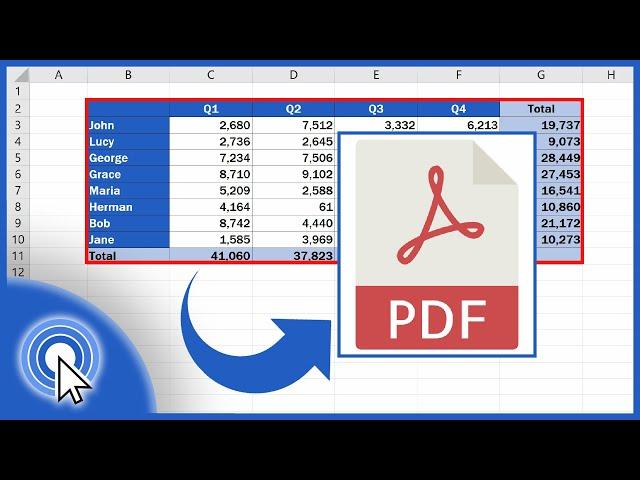 How to Convert an Excel File into PDF