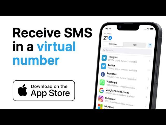 SMS Virtual - Receive SMS