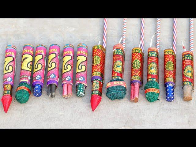 Rockets & 2 Sound Combos Fireworks Testing | Different Types Of Fireworks Testing | Patakhe