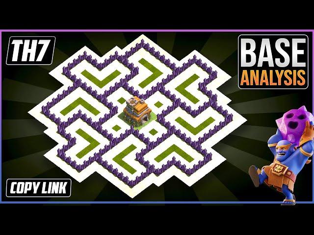 NEW BEAST TH7 HYBRID/TROPHY[defense] Base 2023!! Town Hall 7 Hybrid Base Design – Clash of Clans