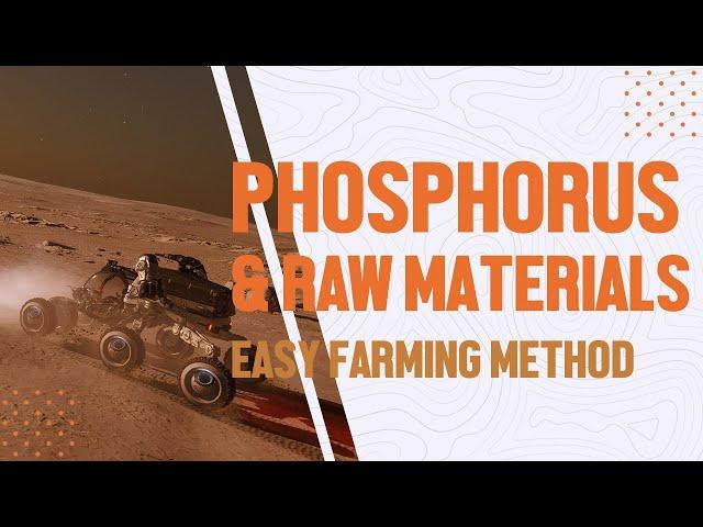 ELITE DANGEROUS: How To Farm Phosphorus & Raw Materials 2024