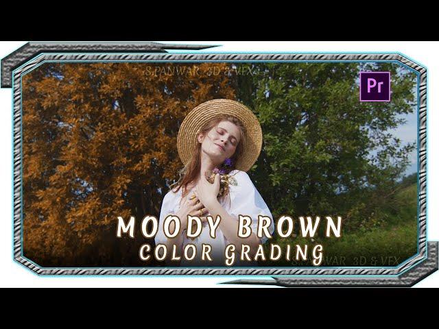 How to Create Cinematic Moody Brown Color grading/yellow color luckup in premiere pro