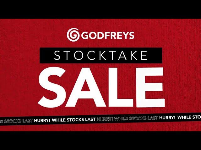 Godfreys Stocktake Sale