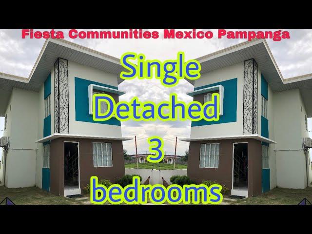 Fiesta Communities Mexico Pampanga SINGLE DETACHED UNIT 3 bedroom 1 bathroom Lot area 70 sqm