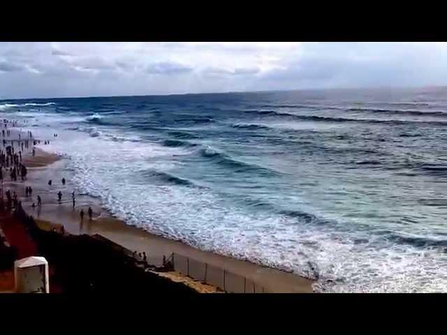 Biscarrosse-Plage - Hochflut im Sommer 2014 oder: wenn es eng wird am Strand...