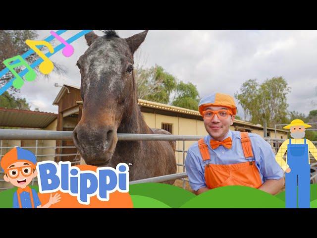 OLD MACDONALD | Blippi - Kids Cartoons & Songs | Healthy Habits for kids ‍