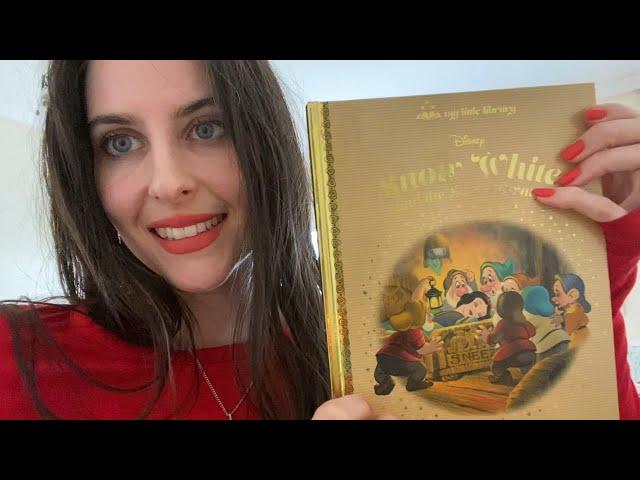 ASMR Snow White  Storytime • Whispers • Page Turning 