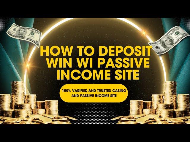 How To Deposit Win Win New Passive Income Project - Best For Big Investor