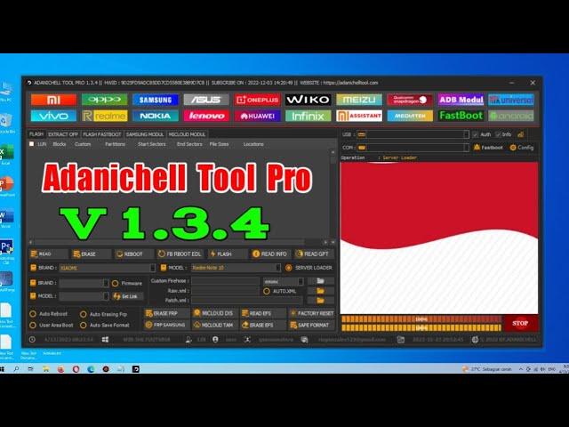 Adanichell Tool Pro 1.3.4 Update For Mi Account Fix All Problems Xiaomi Redmi POCO MI