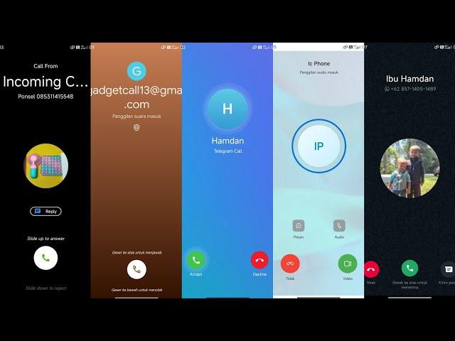 Xiaomi redmi note 13/google meet/telegram/skype/WhatsApp, incoming calls