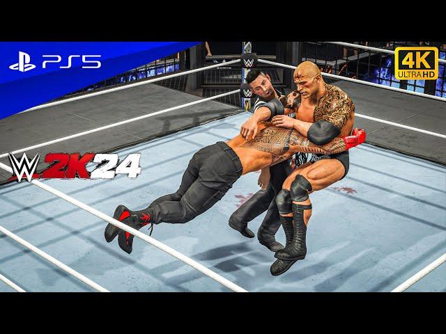 WWE 2K24 - The Bloodline Elimination Chamber Match | PS5™ [4K60]