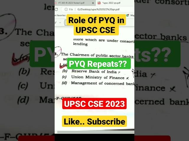 Role Of PYQ In UPSC CSE Exam | Crack UPSC CSE 2023 #upsc2023 #upsc #upsccse #premamworldcivil