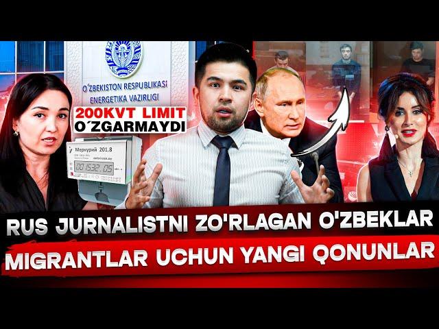 RUS JURNALISTINI ZO'RLAGAN O'ZBEKLAR! MIGRANTLAR UCHUN YANGI QONUNLAR! #migrant #uzboomtv #uzbek