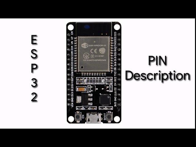 ESP32 pin description || pin configuration of esp32 board ||Neeraj Yadav electronics