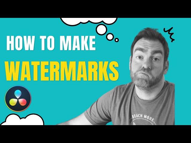 How to add a watermark with Davinci Resolve