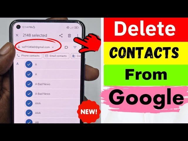 How to Delete Contacts From Google Account Permanently 2025