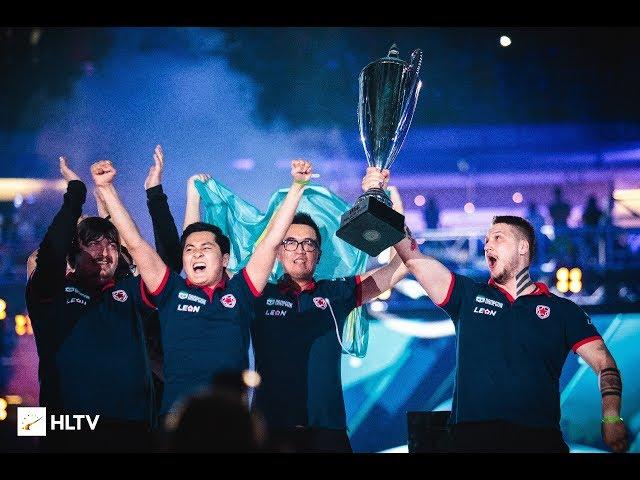 Gambit World champions!  PGL CS:GO Major Krakow 2017 @ Triumph moment Grand Final #CyberWins