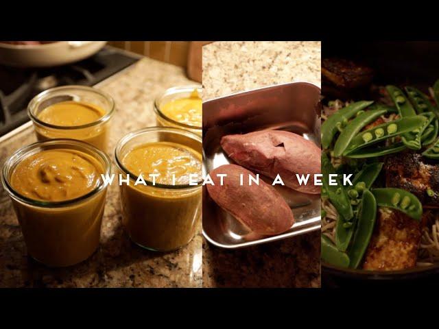 what i eat in a week vegan | MEAL PREPPING