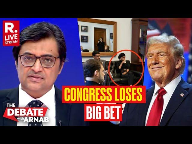 Debate With Arnab LIVE: Congress Slumps On Big Bet As Deep State Icons Lose