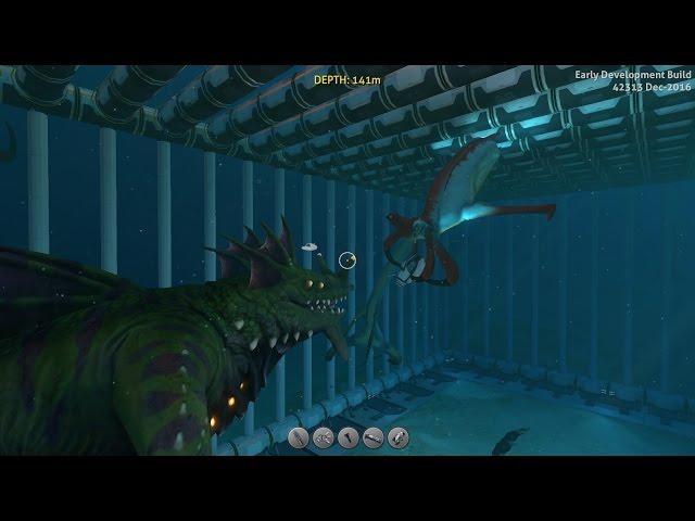 Subnautica | Reaper Leviathan killed a Sea Dragon