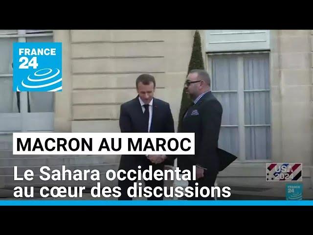 Macron au Maroc : le Sahara occidental au cœur des discussions • FRANCE 24